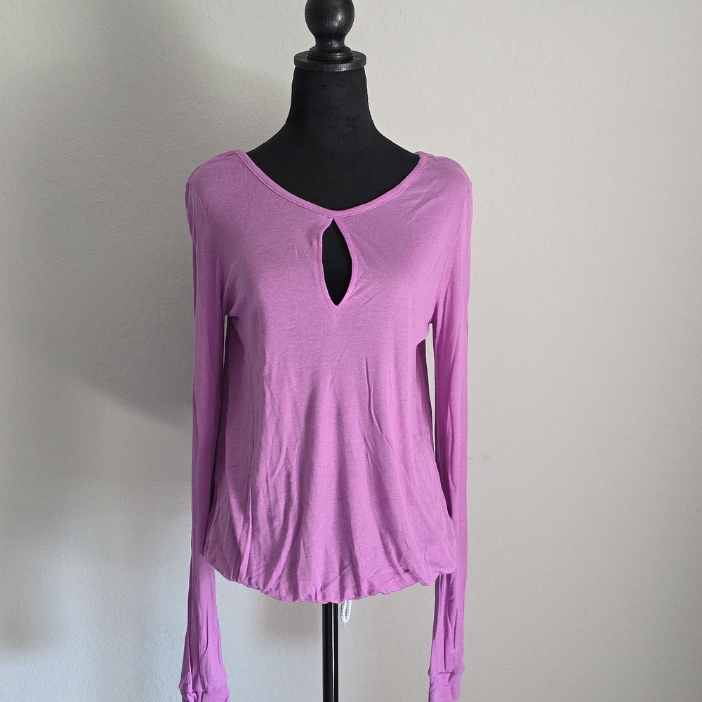 Women's Pink Long Sleeve Top